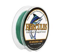 HERCULES Sedal Trenzado de 4 Hilos, 100-2000 m, 6-100 LB, Súper Suave, Polietileno, Multifilamento Hilo Trenzado de Pescar en el mar y en el Agua