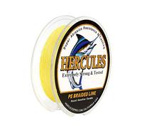 HERCULES Sedal Trenzado de 4 Hilos, 100-2000 m, 6-100 LB, Súper Suave, Polietileno, Multifilamento Hilo Trenzado de Pescar en el mar y en el Agua