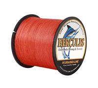 HERCULES Sedal Trenzado de 4 Hilos, 100-2000 m, 6-100 LB, Súper Suave, Polietileno, Multifilamento Hilo Trenzado de Pescar en el mar y en el Agua