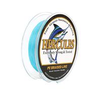 HERCULES Sedal Trenzado de 4 Hilos, 100-2000 m, 6-100 LB, Súper Suave, Polietileno, Multifilamento Hilo Trenzado de Pescar en el mar y en el Agua