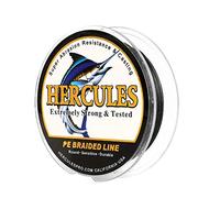 HERCULES Sedal Trenzado de 8 Hilos, 100-2000 m, 10-300 LB, Súper Suave, Polietileno, Multifilamento Hilo Trenzado de Pescar en el mar y en el Agua