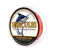 HERCULES Sedal Trenzado de 8 Hilos, 100-2000 m, 10-300 LB, Súper Suave, Polietileno, Multifilamento Hilo Trenzado de Pescar en el mar y en el Agua