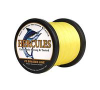 HERCULES Sedal Trenzado de 8 Hilos, 100-2000 m, 10-300 LB, Súper Suave, Polietileno, Multifilamento Hilo Trenzado de Pescar en el mar y en el Agua