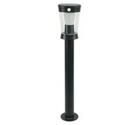 Hércules Sobremuro solar solar LED (12,2 x 13,1 x 63,1 cm, Negro)