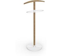 Herdasa Galán de noche de madera de haya y metal fresno y blanco 109x46x34 cm