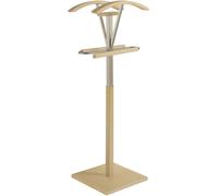 Herdasa Galán de noche doble de madera de haya natural 110x47x34 cm