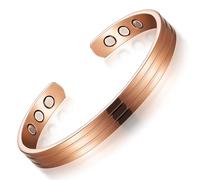 Herdear Pulsera Magnética de Cobre con 8 Potentes Imanes, 1 Pieza,Elegante