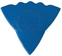 Herdim Púas, Plectrum/Pick 3-grosores, grosores duro, I = suave, II - medio, III - duro, Azul, 12 uds