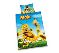 Herding 248755063 - Juego de Funda nórdica y Funda de Almohada (100 x 135 y 40 x 60 cm), diseño de La Abeja Maya