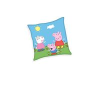 Herding Almohada, poliéster, Peppa Pig (Verde), 1 Unidad (Paquete de 1)