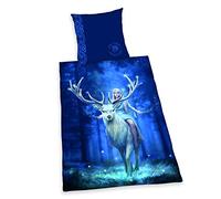 Herding Anne Stokes - Juego de Funda de edredón (algodón), Color Azul