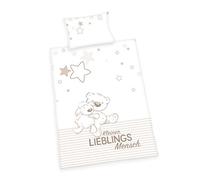Herding Baby Best - Juego de Ropa de Cama Infantil, Reversible, diseño de Jana Favourite Human, Funda nórdica de 100 x 135 cm, Funda de Almohada de 40 x 60 cm, algodón/Refuerzo