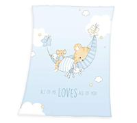 Herding Baby Best - Manta (poliéster, 75 x 100 cm), Color Azul