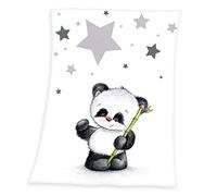 HERDING Manta de microfibra polar - panda pequeño