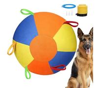Herding Ball For Dogs - Giant Inflatable Dog Ball | Durable Tear-Resistant Toy | With Handle Cover Pump, For Aggressive Chewers, Outdoor Yard Water Pool Play Exercise, Australian Shepherd Herding Toy