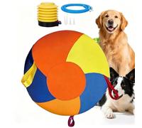 Herding Ball For Dogs, Large Inflatable Pet Toy Tear | Inflatable Moving Enrichment Toys | 19.7inch Horse Dog Jolly Balls For Small Medium Large Breed Puppy Indoor Outdoor Home Travel Garden Yards