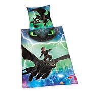 Herding DreamWorks Dragons - Juego de Ropa de Cama, 100% algodón, Multicolor, Österreichische größe