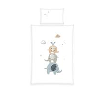 Herding Elephants - Juego de Cama (Funda nórdica de 100 x 135 cm con Cremallera Suave, 100% algodón)