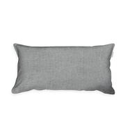Herding Funda de cojín TOM Tailor Melange 40 x 80 cm, 40% algodón/25% Viscosa/ 35% poliéster, con Dobladillo Elevado y Cremallera con Marca, Tejido Gris Melange (Gris Suave)
