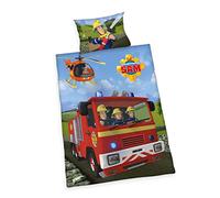 Herding Fireman Sam Juego de Cama, algodón, Multicolor, 40 x 60 cm, 100 x 135 cm
