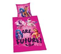Herding My Little Pony Duvet Cover Set Juego de Ropa de Cama, Rosa, 135 x 200 cm