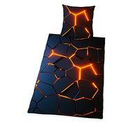 Herding Juego de Funda nórdica de 135 x 200 cm, Funda nórdica de 135 x 200 cm, con Cremallera Suave, 100% algodón Reforzado, Efecto 3D
