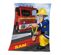 Herding Fireman Sam Manta, poliéster, Multicolor, 130 x 160 cm