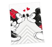 Herding Mickey y Minnie de Disney Manta Polar de Microfibra, Multicolor, 200 x 150 cm