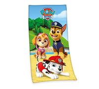 Herding Paw Patrol Toalla de baño con diseño de La Patrulla Canina, 150 x 75 cm, algodón, Multicolor