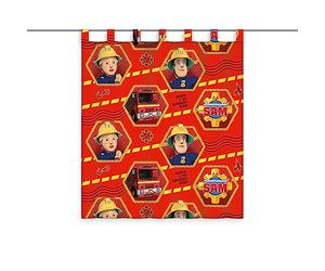 Herding Rideau, Sam le Pompier, polyester, Multicolore/Transparent, 140 x 160 cm