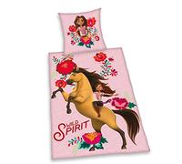 Herding Spirit - Juego de Funda nórdica y Funda de Almohada (80 x 80 cm, 135 x 200 cm, con Botones, algodón), diseño de Spirit