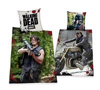 Herding - The Walking Dead Daryl Dixon - Juego completo de cama (135 x 200 cm), modelo especial - All-in-One-Outlet-24