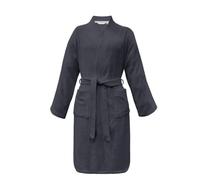Herding Tom Tailor - Albornoz de Kimono (Talla L, 100% algodón), Color Gris