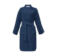 Herding Tom Tailor - Albornoz de Kimono (Talla S, 100% algodón), Color Azul Marino