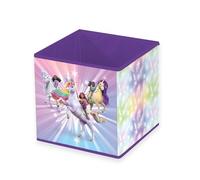 Herding Unicorn Academy Caja de almacenamiento, aprox. 30 x 30 x 30 cm, para estantería o independiente, 100% polipropileno, interior 100% papel