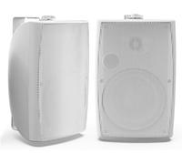 Herdio 8 Pulgadas 600W Bluetooth Altavoces para Exteriores, Impermeable Altavoz Exterior para Jardín Terraza Restaurante (Blanco)