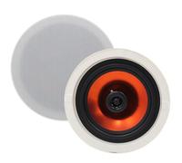 Herdio Altavoces de Techo 4 Pulgadas - Potencia Máxima 240 Vatios, 2 Vías, Montaje Empotrado, Altavoz Pasivo Baño, Cocina, Sala de Estar, Oficina (1 Par)