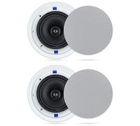 Herdio Altavoces de Techo de 6.5 Pulgadas, Altavoces de Techo de 2 vías de 320 W, Cocina, baño, Sala de Estar, un par
