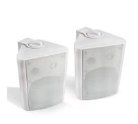 Herdio Altavoces para Exteriores, 200 vatios, 5.25 Pulgadas, Altavoz al Aire Libre, Impermeable para Patio, Interior y Exterior, Blanco