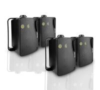 Herdio Altavoces pasivos de 3.5 Pulgadas para Exteriores, con Cable, Impermeables, para Montaje en Pared, con Sonido Superior de 400 W, Durabilidad para Todo Tipo de Clima, para el hogar, Patio