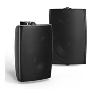 Herdio Altavoces pasivos para Exteriores de 5.25 Pulgadas con Cable, 300 W, Montaje en Pared, Altavoces Impermeables para Patio, Cubierta, Patio, Montaje sin Esfuerzo, Soportes giratorios de Montaje