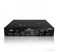 Herdio Bluetooth 5.4 Stereo Audio Amplifier Receiver - 60W Peak Power x 8 Channel with USB/TF/AUX/Mic Inputs, Bass/Treble Control, 4 Zone Independent Power Control for Multi-Room Home Audio System