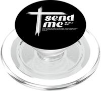 Here Am I Send me Isaías 6:8 Versículo de la Biblia Inspire Christian PopSockets PopGrip para MagSafe