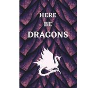 Here Be Dragons Small Lined Journal 4" x 6"