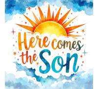 Here Comes the Son: Baby Boy Shower Guest Book: Sunshine-Themed Keepsake Baby Shower Sign-In Book with 100 Guest Spaces, Gift Log, Photo Memory Pages ... Book for Boys, Girls & Gender Neutral Showers