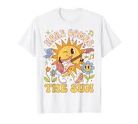 Here Comes The Sun Music Lover Positive Vibes Camiseta