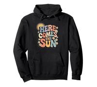 Here Comes The Sun Retro Flower Spring Happy Summer Sudadera con Capucha