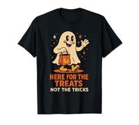 Here For The Treats Not The Tricks Lindo diseño de Halloween Camiseta