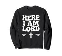 Here I Am Send Me Isaiah 6:8 Christian Bible Verse Lord Sudadera