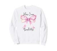 Here I Am Send Me Women Here I Am Lord Send Me Isaiah 6:8 Sudadera